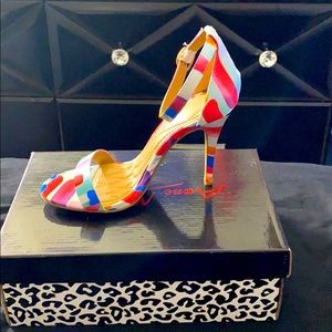 Ann Michelle Girl Talk-24M multi color shoes.